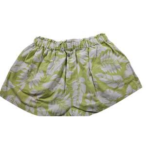 Sun Drenched High Waisted Shorts green hawaiin beach vacation summer boho M EUC